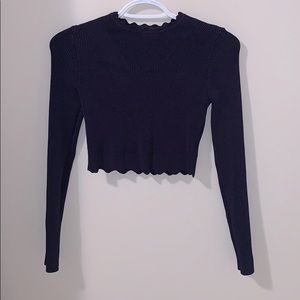 Bebe Bandage Crop Top w/ Cut Out